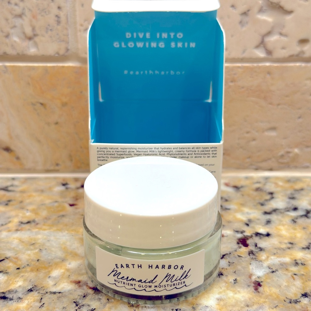 Mermaid Milk Nutrient Glow Moisturizer Spirulina + Matcha 0.5 fl oz / 15mL
